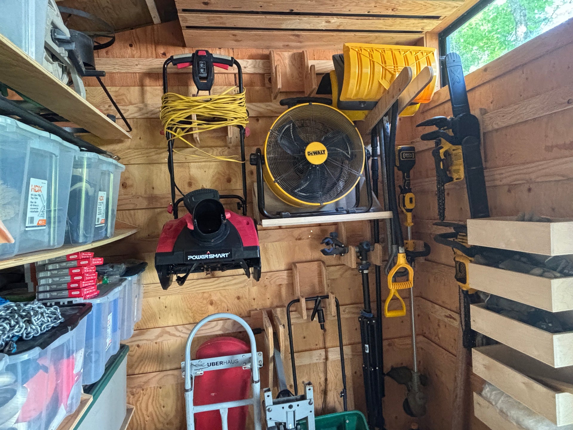 Solutions de rangement pour le garage ou la remise