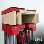Support mural double pour serre-joints