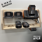 Station de recharge pour batteries Ridgid