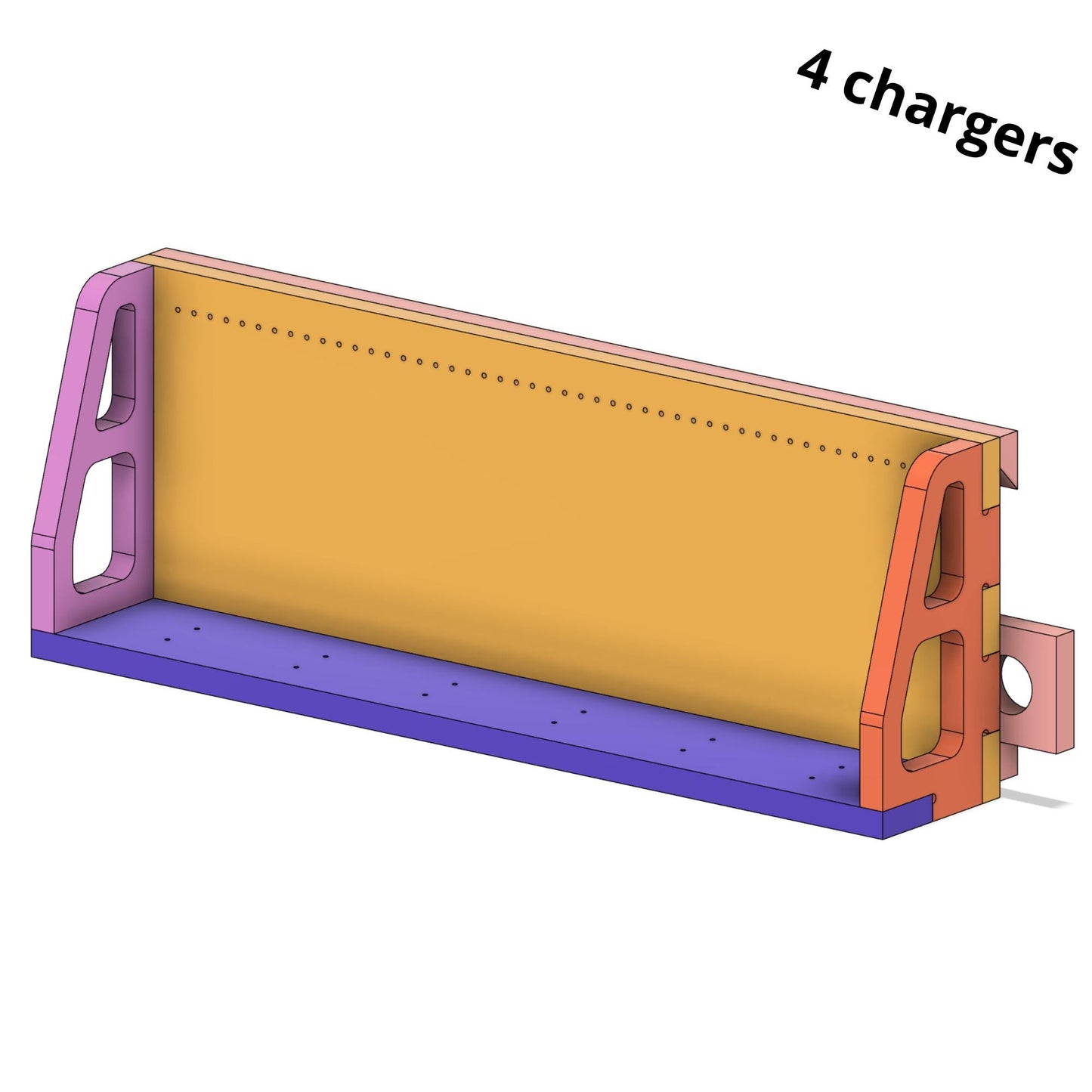 Station de recharge pour 4 chargeurs et 12 batteries compatible DeWalt 20V / 60V FlexVolt