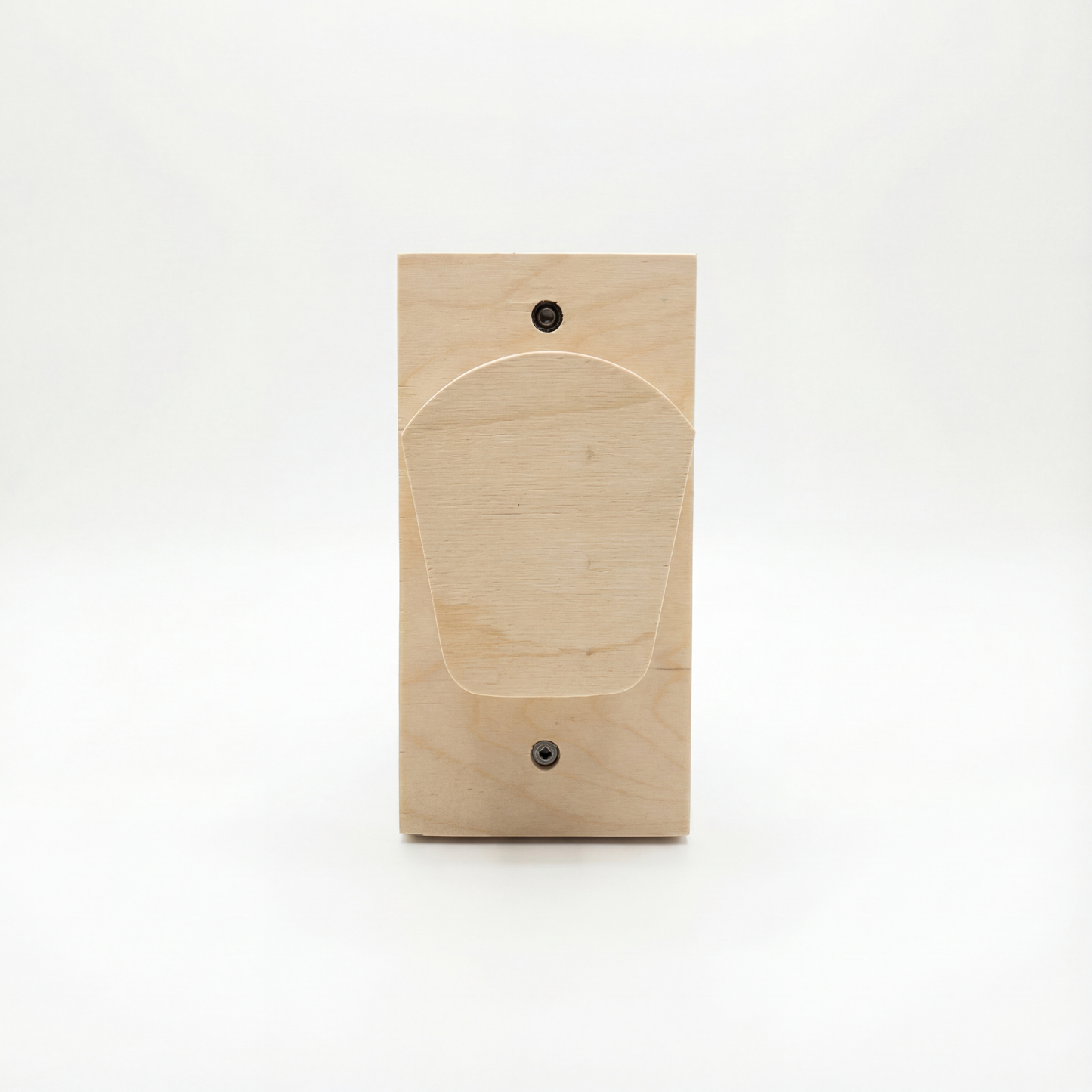 Vertical wall-mounted ski rack - Birch plywood - Ultra-compact storage