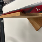Diamond designer bike wall mount, with shelf