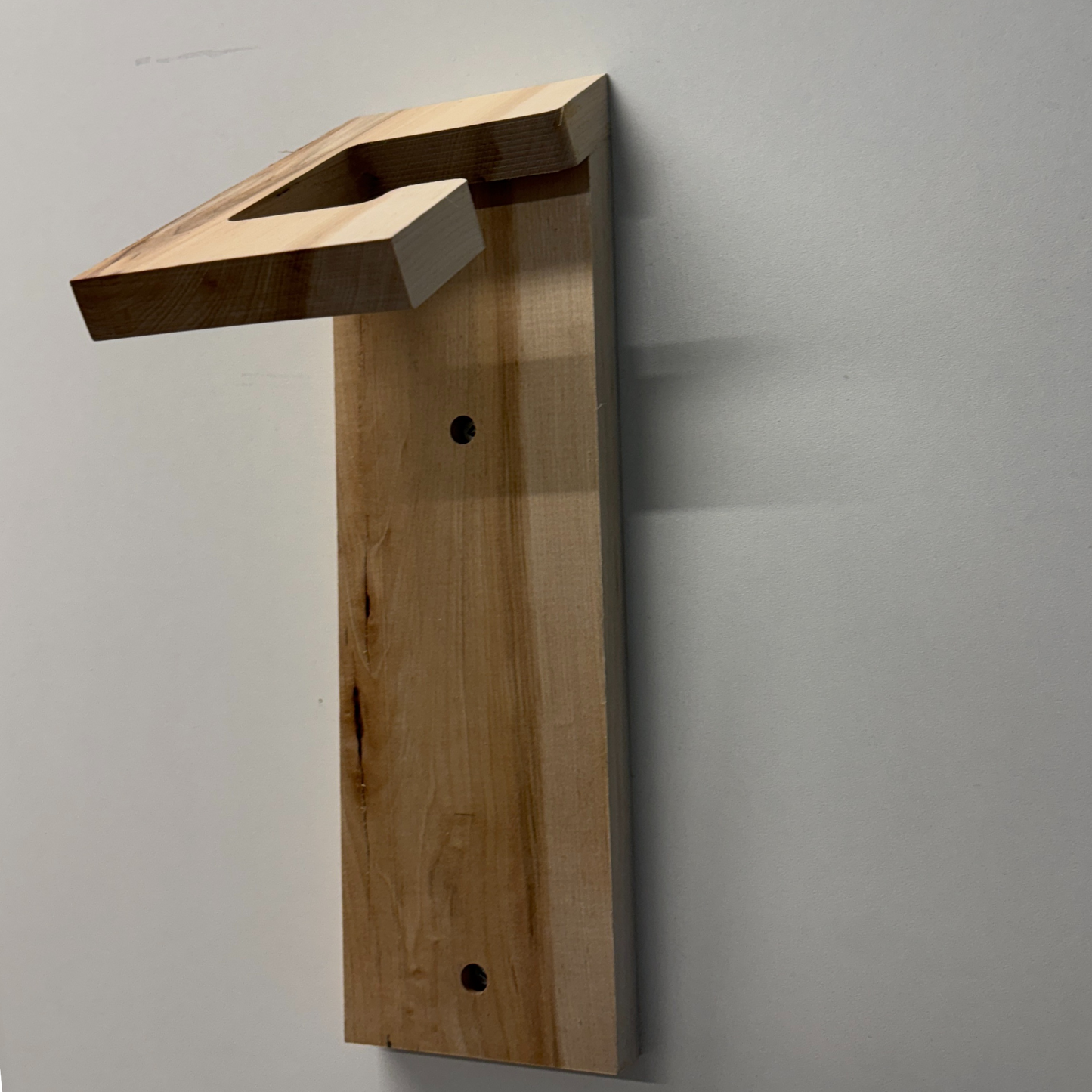 Support vélo mural vertical en bois – Érable ou frêne, huile naturelle ou noir opaque, pour roues 700 mm, montage facile avec vis fournies