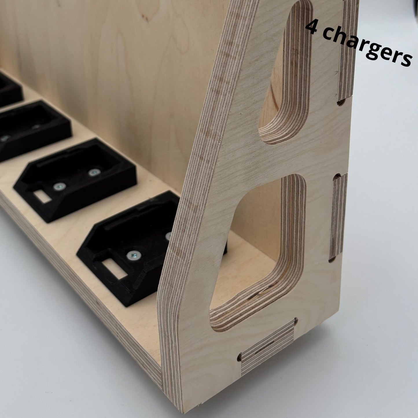 Station de recharge pour 4 chargeurs et 12 batteries compatible DeWalt 20V / 60V FlexVolt